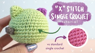 FOR BEGINNERS How to Single Crochet Cross Stitch [upl. by Jeaz683]