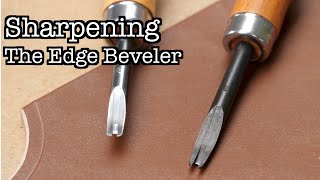 Sharpening Leatherwork Tools  The Edge Beveler [upl. by Kohn163]