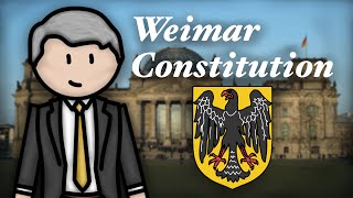 191933 The Weimar Constitution  GCSE History Revision  Weimar amp Nazi Germany [upl. by Steffen]