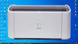 How to Install Canon lbp 3000 printer in windows 10 [upl. by Asennav]