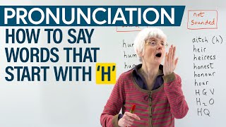 How to say words that begin with ‘H’ Pronunciation Practice [upl. by Nuarb]