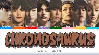 Stray Kids ‘Chronosaurus’ OT8 Colour Coded Lyrics Romanized [upl. by Emina]