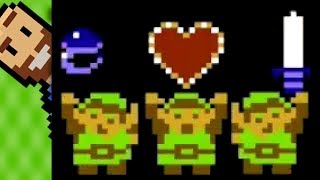 EARLY GAME SECRETS  3 Extra Hearts Sword Upgrade MORE  Legend of Zelda Part 1  NES Classic [upl. by Clementine943]