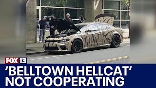 Belltown Hellcat refuses to cooperate with Seattle officers at inspection  FOX 13 Seattle [upl. by Chaker]