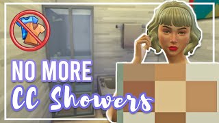 🚿 STOP YOUR SIMS SHOWERING IN CUSTOM CONTENT  The Sims 4 [upl. by Ertha]