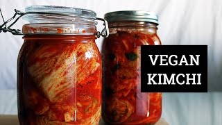 HOW TO MAKE VEGAN KIMCHI  Marys Test Kitchen [upl. by Aidil]