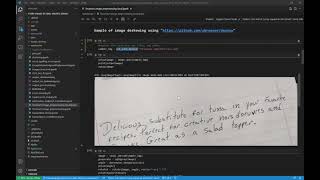 TesseractOCR extracting handwritten text [upl. by Enihpad]