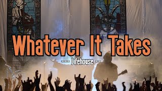 Whatever It Takes KARAOKE  Lifehouse [upl. by Ellesirg232]