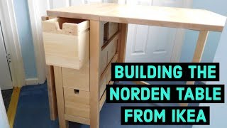 BUILDING THE NORDEN TABLE FROM IKEA [upl. by Pellikka]