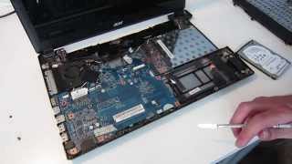 Acer Aspire V5531 Hard Drive and Memory Replacement Guide [upl. by Reinwald730]