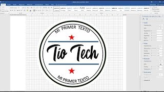 Cómo hacer un logo en Word [upl. by Airlee]