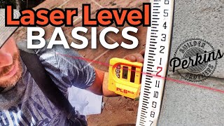 Laser Level Basics  How To use a laser level [upl. by Yelrah]