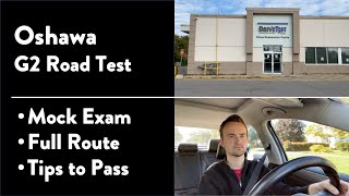 Oshawa G2 Road Test  Full Route amp Tips on How to Pass Your Driving Test [upl. by Danice]