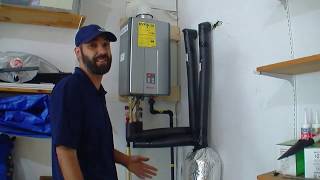 New Rinnai Tankless Water Heater Installation Mooresville NC [upl. by Aneroc]