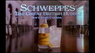 Schweppes Tonic Water Soda Commercial 1980s [upl. by Grenville]