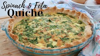 Spinach and Feta Quiche [upl. by Aseram]