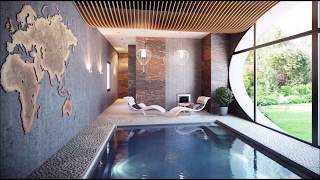 30 Piscinas para Ambientes Internos Ideias Geniais [upl. by Enyak]