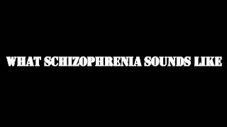 What schizophrenia sounds like [upl. by Fabrianne]