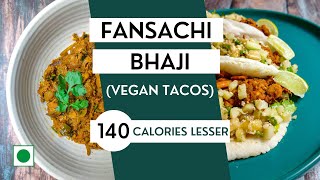 Fansachi Bhaji  Vegan Taco  Healthy Jackfruit Recipe  Kakdichi Komshimbir  Cucumber Peanut Salad [upl. by Soll962]