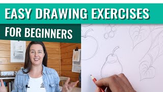 Easy Drawing Exercises for Beginners [upl. by Assilanna352]