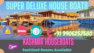 Deluxe Kashmir House boat tour  dal lake boat house [upl. by Mannie]