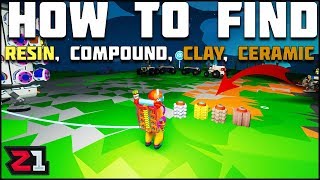 Astroneer Quick Tips How To Find Compound Resin Clay and Ceramic  Z1 Gaming [upl. by Kristal]