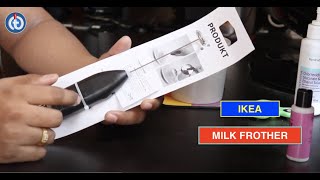 IKEA MILK FROTHER Review amp Battery Installation [upl. by Onimixam]