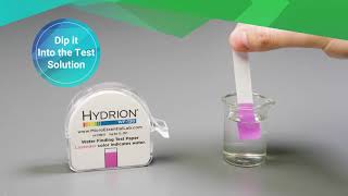 Hydrion Water Finding Paper  Micro Essential Lab [upl. by Yhpos]