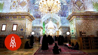 Behold the Shimmering Beauty of Irans Glass Mosque [upl. by Nabila]