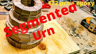 wood turning  Segmented Urn [upl. by Eiboh]