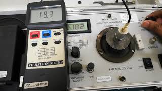 Vibration Meter Calibration [upl. by Akehsat]