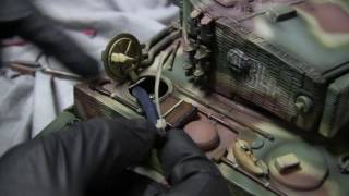 116th scale RC Taigen Late production Tiger I tank rebuild Part 2 of 2 [upl. by Herculie]