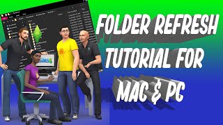 Sims 4 Folder Refresh  PCMac Tutorial 2020 [upl. by Llecrup]