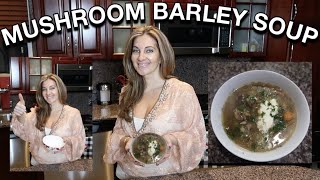 How to Make Mushroom Barley Soup BEST RECIPE [upl. by Netti]