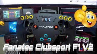 FANATEC CLUBSPORT F1 V2 WHEEL REVIEW [upl. by Ahsena]