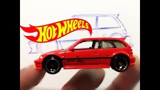 Dibujando un Auto HOT WHEELS🔥  Dibujar hot wheels [upl. by Carlen]