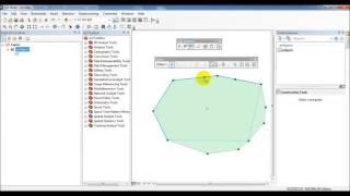 Arcgis 102 Crear un polígono [upl. by Ellenrahs]