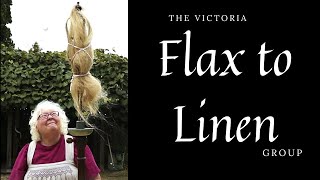 Flax to Linen How to grow flaxseed and transform it into linen cloth [upl. by Krucik]