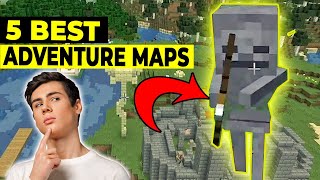 🔥 5 Best Minecraft Adventure Maps ever Made 🔥 [upl. by Inalial]