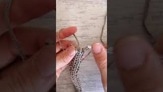 How to crochet an ICord with 5 stitches [upl. by Lokim]