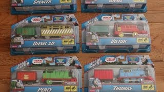 6 Newly Redesigned Thomas amp Friends Trackmaster Toy Trains [upl. by Shelah]