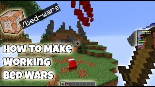 How To Make A Working Bed Wars Map IN VANILLA [upl. by Ile]