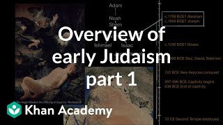 Overview of early Judaism part 1  World History  Khan Academy [upl. by Orofselet]