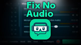 Fix No Audio in Streamlabs OBS in 3 Minutes [upl. by Felipe]