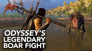 How To Defeat Assassin’s Creed Odysseys Legendary Boar [upl. by Miriam624]