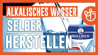 Alkalisches Wasser selber herstellen  Stiller Reflux [upl. by Vharat]