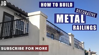 Decorative Metal Balcony Railings  JIMBOS GARAGE [upl. by Doownil467]