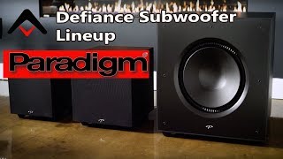 Paradigm Defiance Subwoofers Overview [upl. by Huang774]