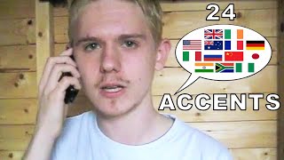 The English Language In 24 Accents [upl. by Arak86]