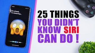 25 Things You Didnt Know SIRI Can Do Siri Tips amp Tricks [upl. by Ariaek]